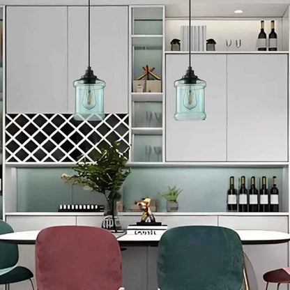 Paquete de 2 lámparas colgantes para interiores para isla de cocina de...