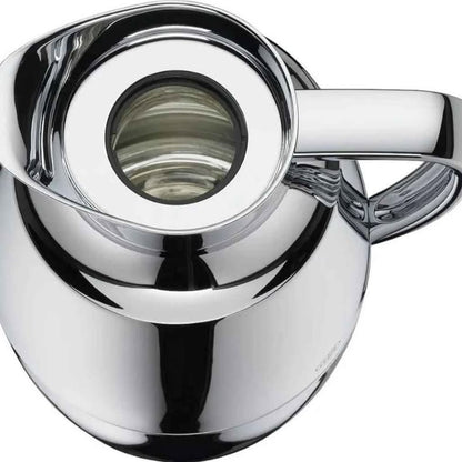 Alfi Pallas - Jarra dispensadora térmica de latón cromado al vacío (1,...