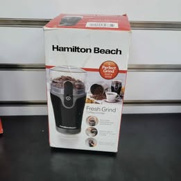 Molinillo Hamilton Beach para cafe, frijoles, especias y más, cuchillas de ...