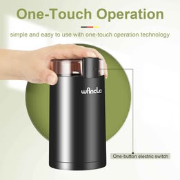 Molinillo Wancle pequeño de café eléctrico, molinillo de especias si...