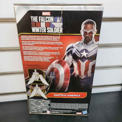 Marvel Titan Hero Series Avengers - Figura de acción del Capitán Améri...