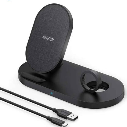 Anker PowerWave Sense - Estación de carga inalámbrica, soporte 2 en 1 ...