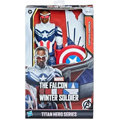 Marvel Titan Hero Series Avengers - Figura de acción del Capitán Améri...