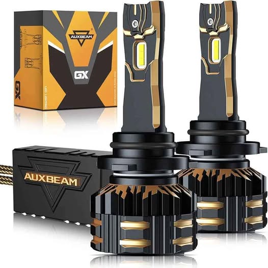 AUXBEAM GX Bombillas LED para faros delanteros 9006/HB4, 120 W, 25 000...