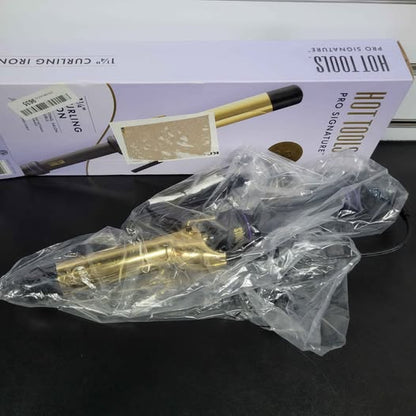 Hot Tools Rizador digital profesional de oro de 24 quilates de 1-1/4 p...