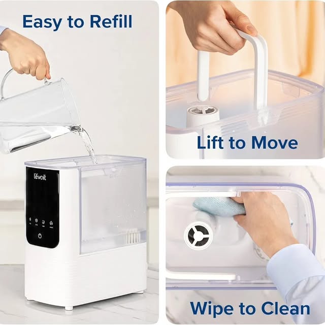 LEVOIT Humidificadores para dormitorio y hogar, humidificador de aire ...
