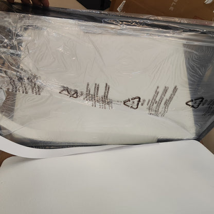 TokeShimi - Espejo rectangular de baño, con marco de metal negro, para...