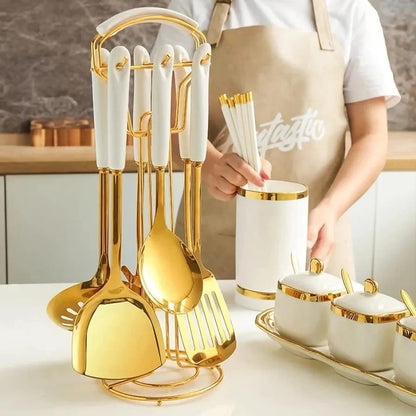 AQUAX 7-Piece Stainless Steel Cookware Set...