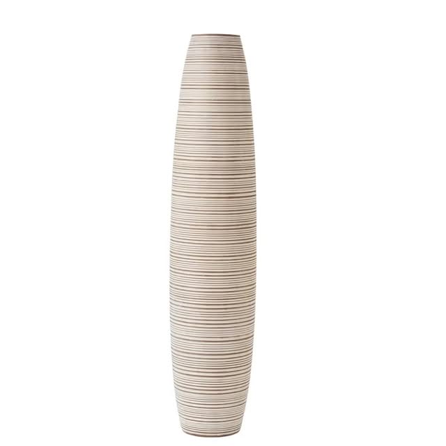Leewadee Jarrón decorativo alto para decoración de sala de estar, 33 p...