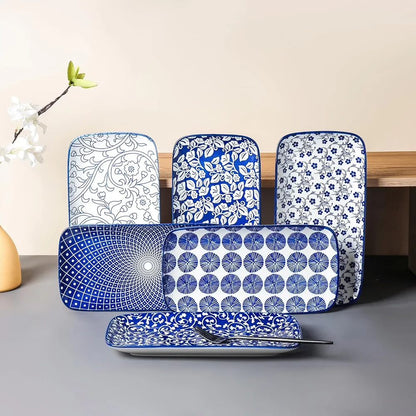 Selamica Platos de cerámica para servir, bandejas de servir de 12 pulg...