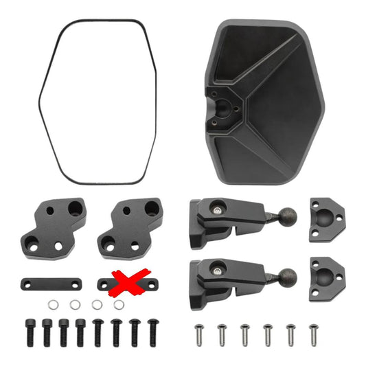 Side View Mirrors for Can Am Defender 2016-2024, Rear View Mirrors...