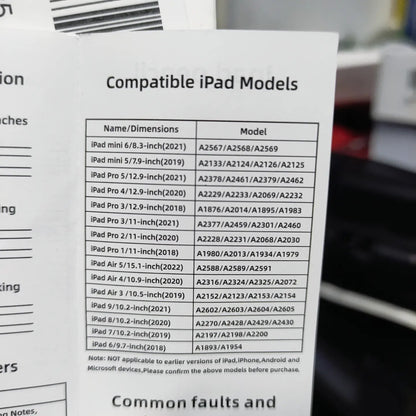 Lápiz óptico para iPad 2018-2023 con rechazo de palma, lápiz activo pa...