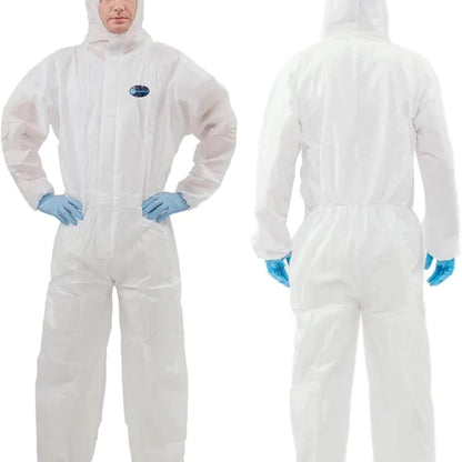 Vicogard - Disposable protective coverall, elastic waistband with zipper...