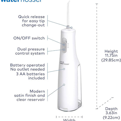Waterpik - Cordless Water Flosser. Battery-operated and portable...