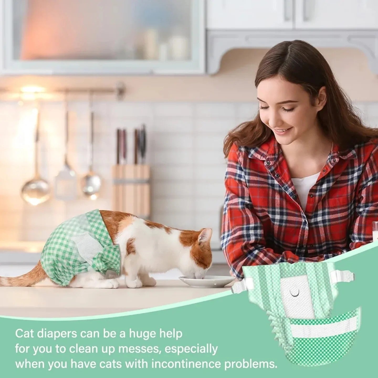 Pet Soft Pañales desechables para gatos – Pañales para perros en perío...