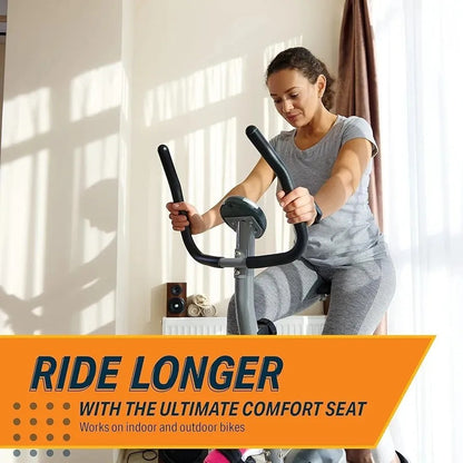 Bikeroo Asiento de bicicleta de gran tamaño, cojín de asiento Peloton,...