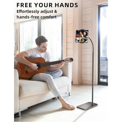 Soporte para iPad, soporte ajustable de metal para tablet con cuello d...