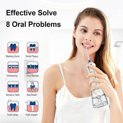 Ivandar Water Flosser for Teeth Cleaner, Cordless Dental Flosser...