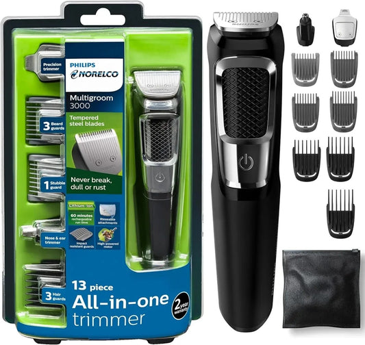 Philips Norelco Multi Groomer 3000 - Máquina de afeitar todo en uno, k...