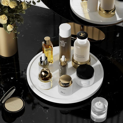 Lazy Susan - Organizador Homerays de bambú antideslizante de 12 pulgad...