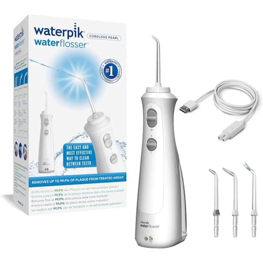 Waterpik Pearl - Hilo dental inalámbrico, chorro dental portátil recar...
