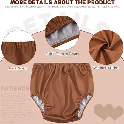 Panitay 7 piezas de pañales para adultos, incontinencia, a prueba de f...