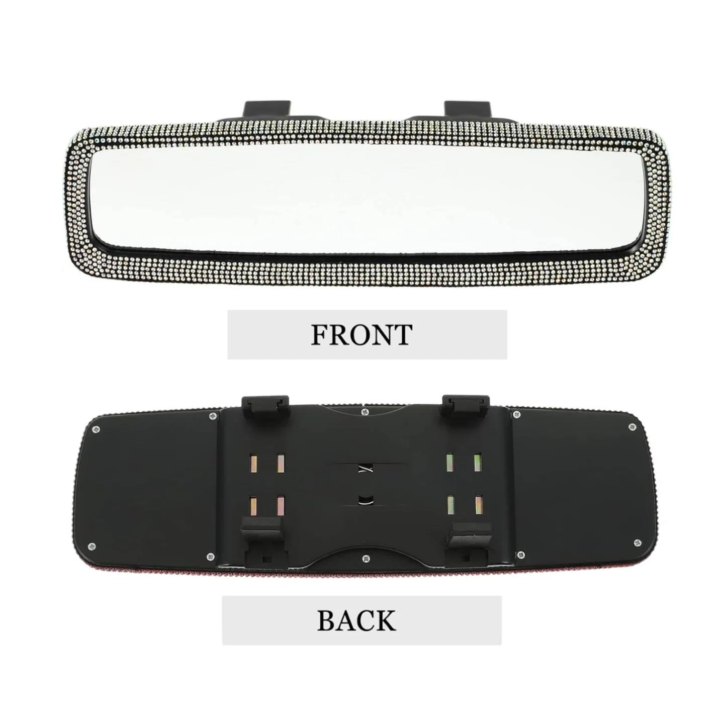 Car Rearview Mirror, Wide Angle Rearview Mirror with...