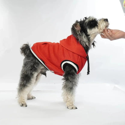 FUAMEY Sudadera con capucha para perro, suéteres de forro polar para p...