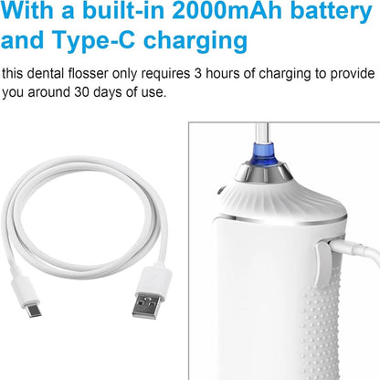 Ivandar Water Flosser for Teeth Cleaner, Cordless Dental Flosser...