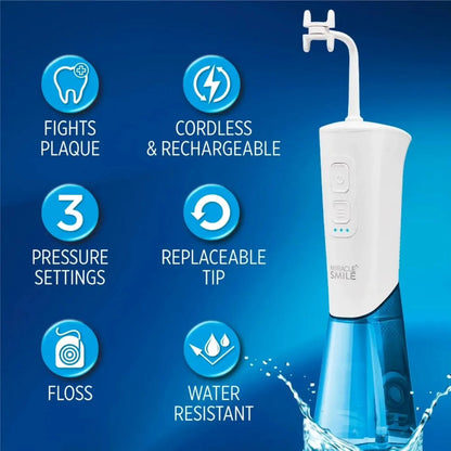 Ontel Miracle Smile - Water Flosser for Healthy Teeth and Gums