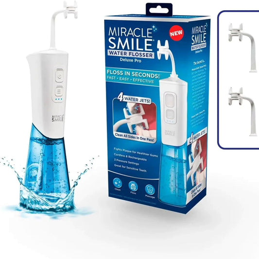 Ontel Miracle Smile - Irrigador dental para la salud de dientes y encí...