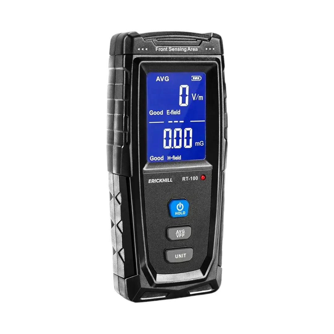 ERICKHILL Micro USB EMF Meter, Digital Radiation Detector with 100mA...