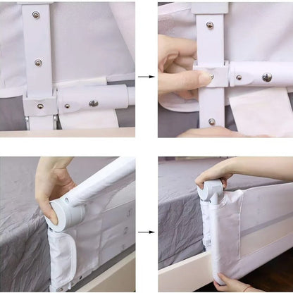 Riel de cama para niños pequeños, protectores de barandilla de cama al...