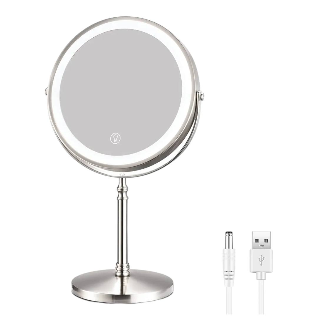 8-inch Rechargeable Makeup Mirror, 1 Vanity Mirror with...