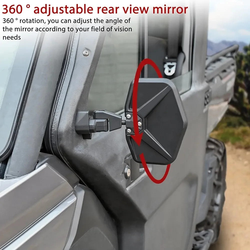 Side View Mirrors for Can Am Defender 2016-2024, Rear View Mirrors...