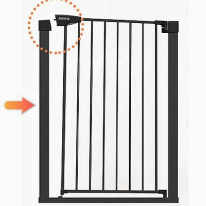 ABOIL Puerta negra alta de 30 pulgadas para puertas de escaleras, (29....