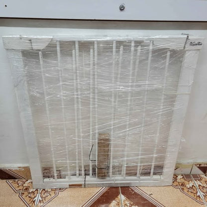 Puerta extra ancha de 29.5 a 40.5 pulgadas para mascotas, puerta de se...