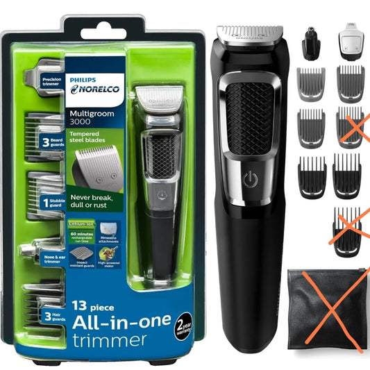Philips Norelco Multi Groomer modelo 3000 - Máquina de afeitar todo en...