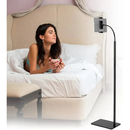 Soporte para iPad, soporte ajustable de metal para tablet con cuello d...