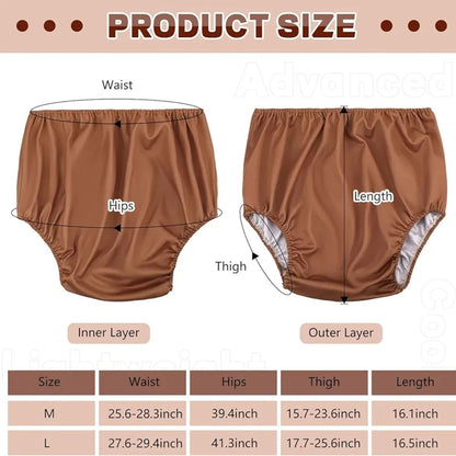 Panitay 7 piezas de pañales para adultos, incontinencia, a prueba de f...