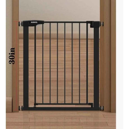 ABOIL Puerta negra alta de 30 pulgadas para puertas de escaleras, (29....