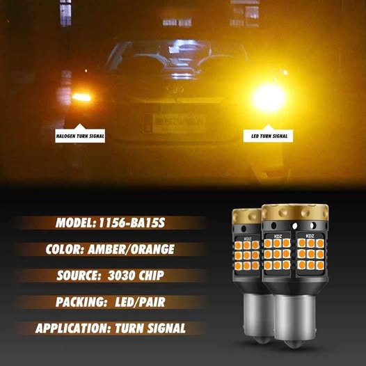 NATGIC 1156 BA15S P21W 1141 7506 Bombillas LED para luces de giro, 370...