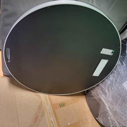 TokeShimi - Espejo redondo para pared de baño, con marco de metal de a...