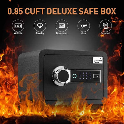 Tenamic Biometric Fingerprint Safe, 0.85 ft...
