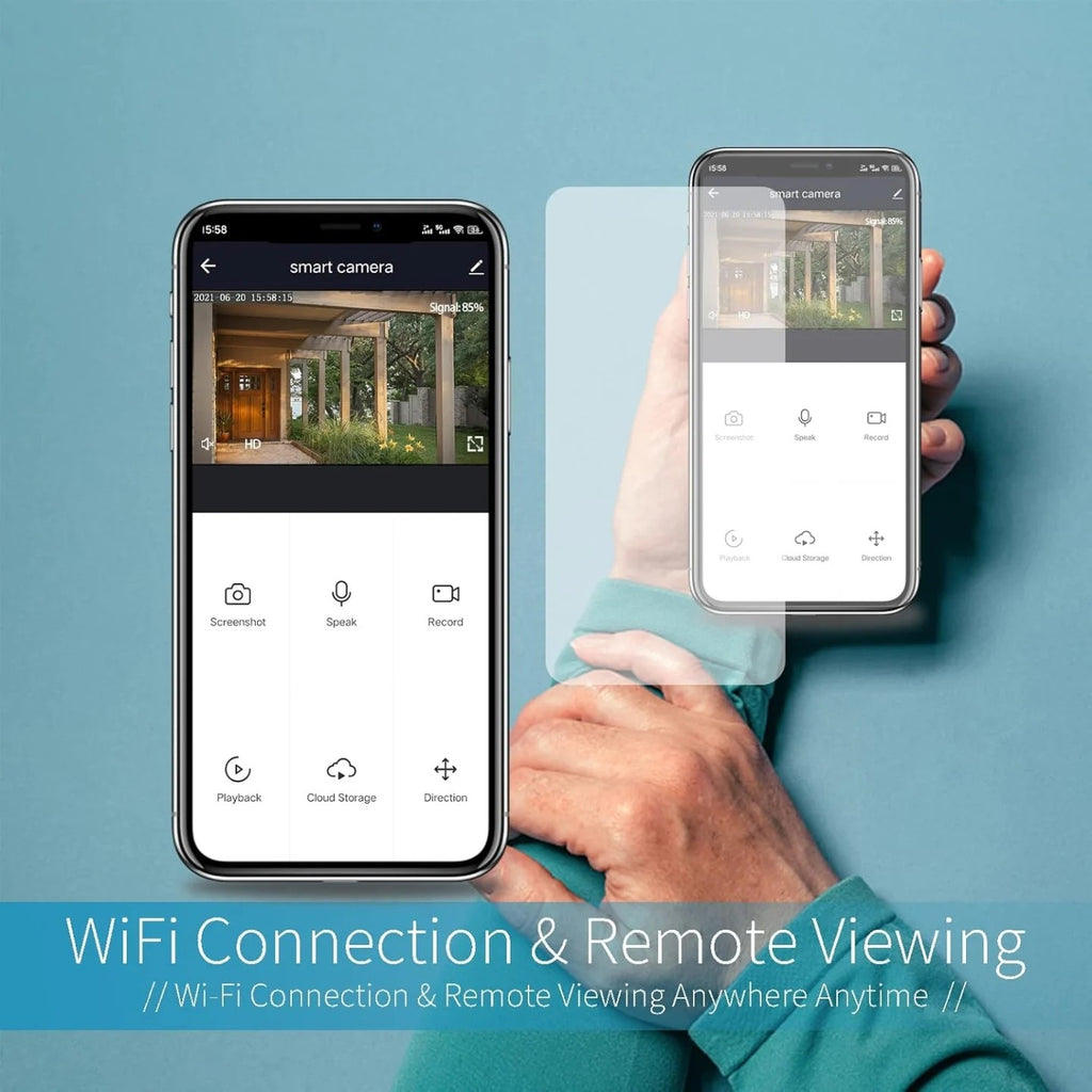 -Panoramic Bulb Security Camera, FHD 2K Wireless Wi-Fi...