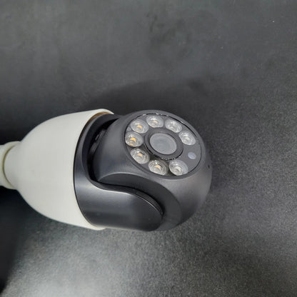 Cámara de seguridad con bombilla panorámica, FHD 2K inalámbrica Wi-Fi ...