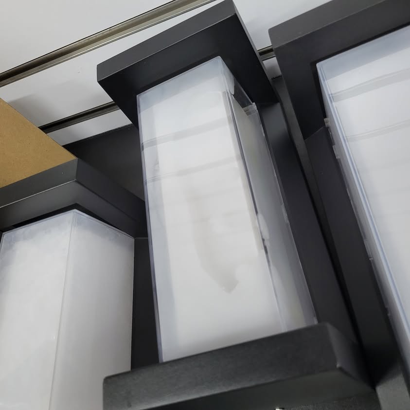 Luces de pared para exteriores LEDMO, 18 W, modernas luces de pared pa...