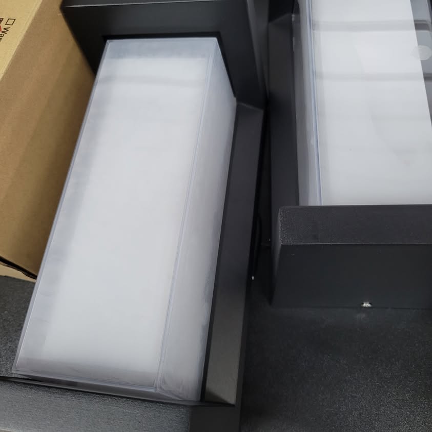 Luces de pared para exteriores LEDMO, 18 W, modernas luces de pared pa...