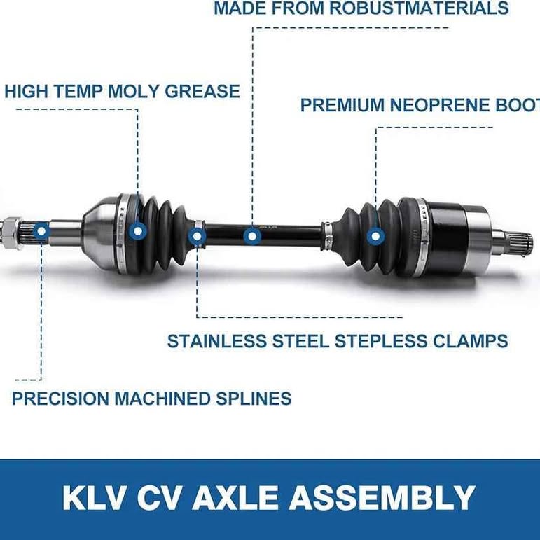 Rear Left Right CV Axle Shaft Compatible with Polaris...