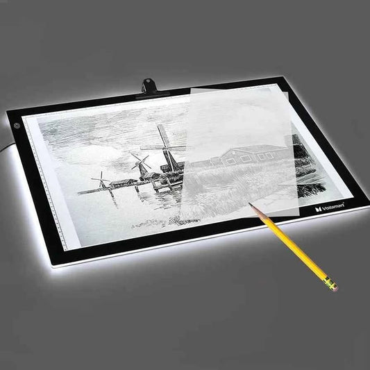 Voilamart Caja de luz LED A2, panel de luz de iluminación, brillo regu...
